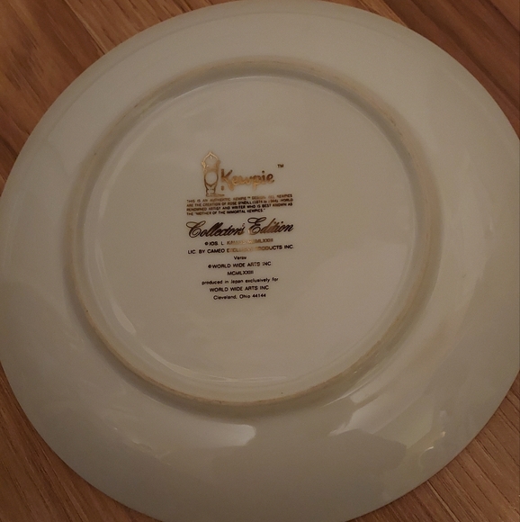 Kewpie Collectible Plate Happy Days Are Here Again World Wide Arts 1973 - Picture 6 of 7